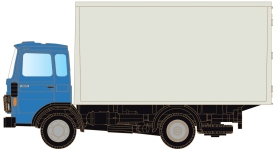 MiNis LC4861 - N - Renault JK75 mit Koffer - blau